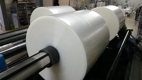 Slitter rewinder Stock Footage 102370955