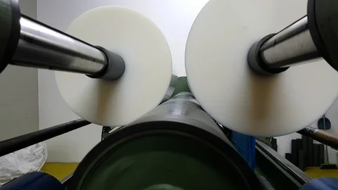 Slitter rewinder Stock Footage 102373298