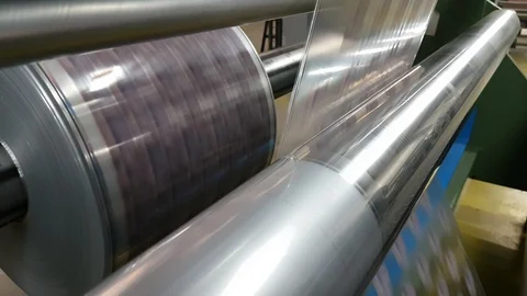 Slitter rewinder Stock Footage 102373598