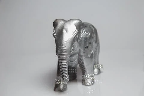 A sliver Elephant Foto stock