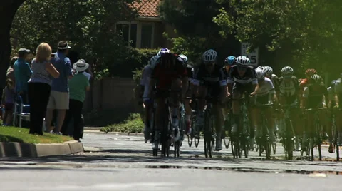 SLO-MO BIKE RACERS Stock Footage 38427853