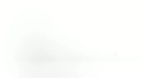 SLO MO CU Studio shot of soap bubbles falling against white background Stock Footage 11292766