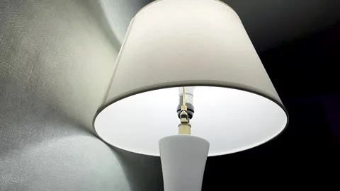 Slo-Mo Lamp Turn Off Stock Footage 244905685