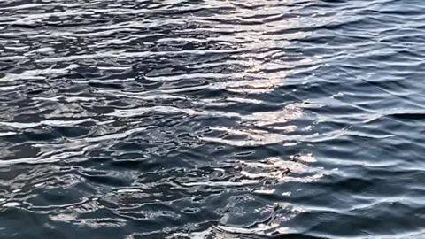 Slo Mo moving detailed texture of water lights &amp; darks Video stock 171774543