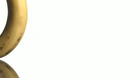 SLO MO MS Studio shot of banana Video stock 11292586