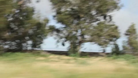 Slo-mo shot looking out window of car Stock Footage 155325665