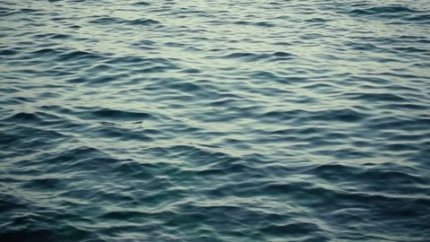 Slo mo water surface ripples and waves Stock-Footage 82387773