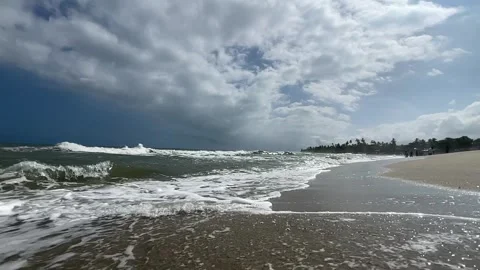 Slo-mo waves Vidéo 254640683