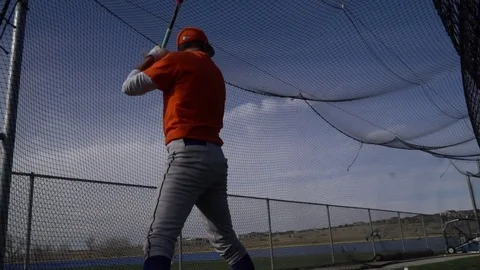 Slo motion baseball hitter 스톡 동영상 77399304