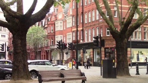 Sloane Square - London Stock Footage 107616148