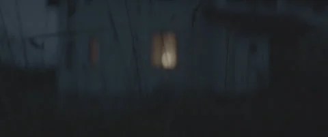 SLog shot of a close-up of a glowing window at night Stock Footage 302345674