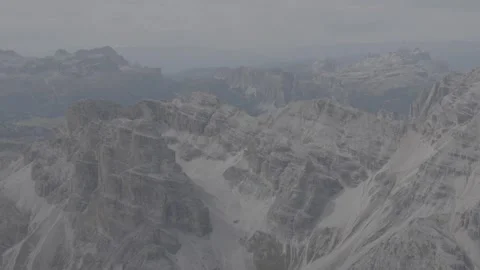 SLog3 view on Dolomites from above Stock Footage 320345520
