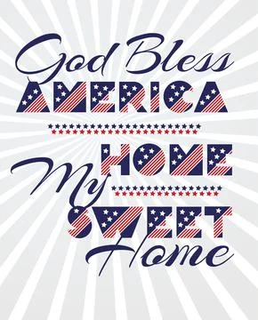 Slogan vector print for celebration design 4 th july in vintage style with te Stock Illustration