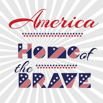 Slogan vector print for celebration design 4 th july in vintage style with te Stock Illustration