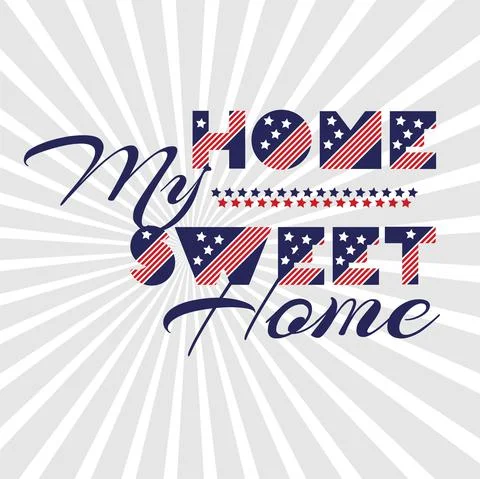 Slogan vector print for celebration design 4 th july in vintage style with te Stock Illustration