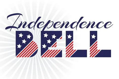 Slogan vector print for celebration design 4 th july in Stock Illustration