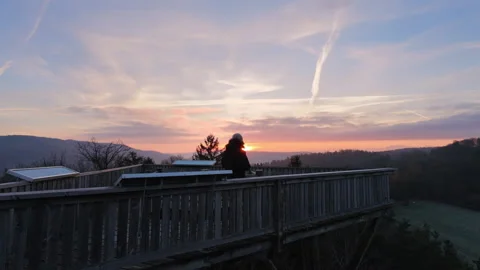 Slomo Walking on Deck right Side 29.97FPS Video stock 322963220