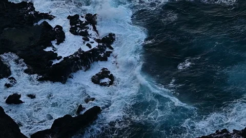 Slomotion Waves Hawaii 3 Stock Footage 324891188