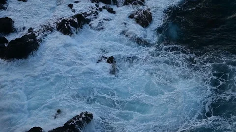 Slomotion Waves Hawaii 7 Video stock 324891228