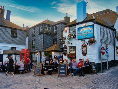 The Sloop Inn in St Ives, Cornwall, United Kingdom. Stock Photos