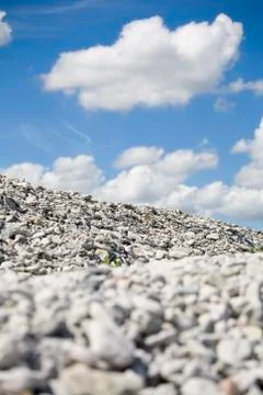 Slope with limestone.jh Stock Photos