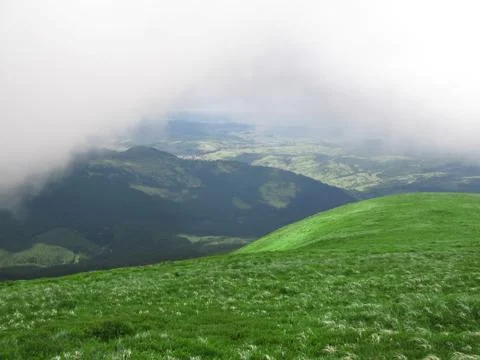 The slope of the mountain Stock Photos