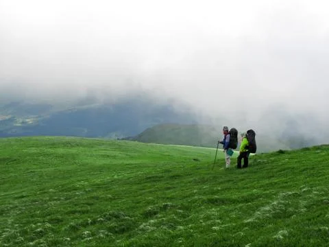 The slope of the mountain Stock Photos