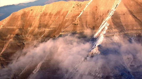 Slope range Stock Footage