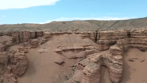 The slope of the red canyon Charyn Video stock 238871990