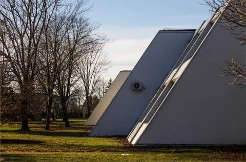 Slope windows Foto stock