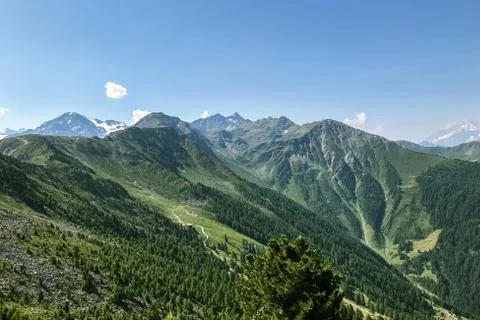Slopes of the Alps. Stock Photos