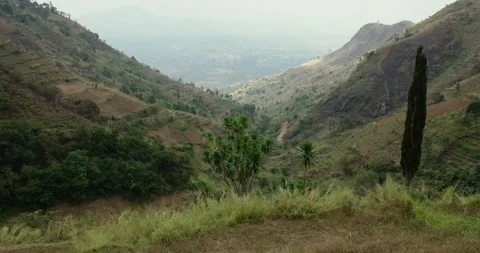 Slopes of Uluguru mountain of Tanzania Stock Footage 159355359