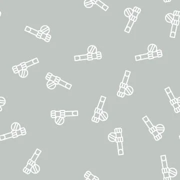 Slopt head screwdriver bit line vector seamless pattern Stock Illustration