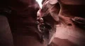 Slot Canyon 04 Peek A Boo in Grand Staircase Escalente Canyoneering HD Footage