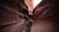 Slot Canyon 05 Peek A Boo in Grand Staircase Escalente Canyoneering HD Footage