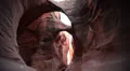 Slot Canyon Dolly 09 Peek A Boo in Grand Staircase Escalente Arch Rock HD Footage