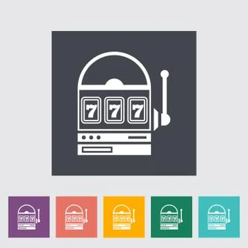 Slot icon Illustrazione stock