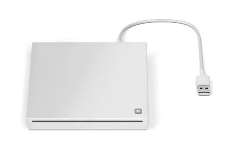 Slot-loading optical disc drive Stock Illustration