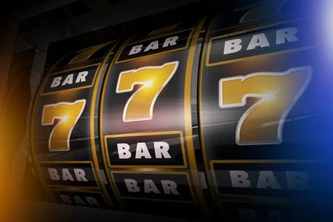 Slot Machine Concept 3D Stock Illustration