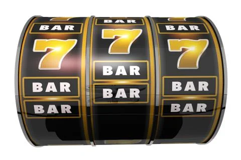 Slot machine drum isolated 스톡 일러스트