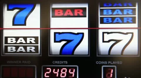 Slot machine Stock Footage 12313879