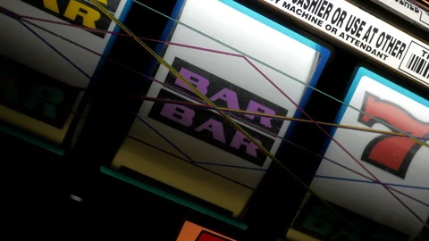 Slot Machine Stock Footage 128096261