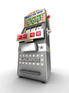 Slot machine, gamble machine. Stock Illustration