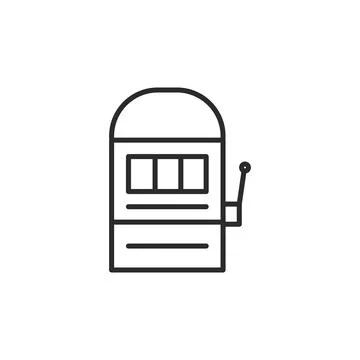 Slot Machine Icon Stock Illustration