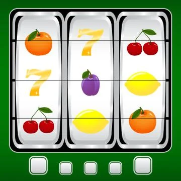 Slot machine Stock Illustration