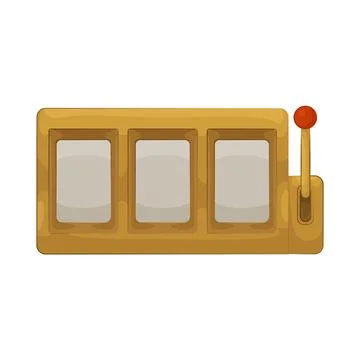 Slot Machine Illustration Illustrazione stock