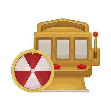 Slot Machine Illustration Stock-Illustration