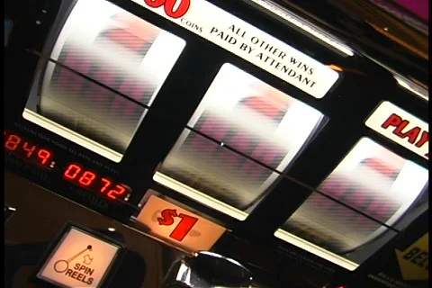Slot machine Jackpot 1 Stock Footage 108966