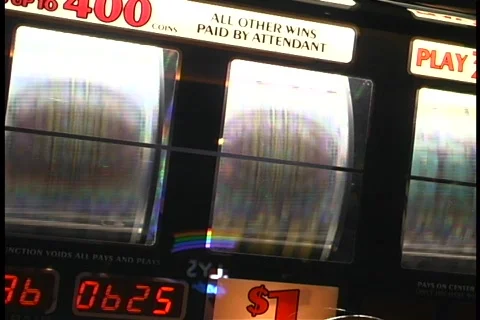 Slot machine Jackpot 4 Stock Footage 108987