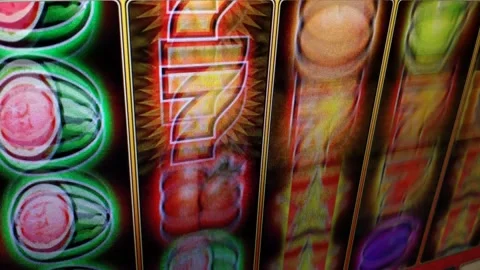 Slot machine jackpot background. win jackpot with slot machine. Stock-Footage 217431513